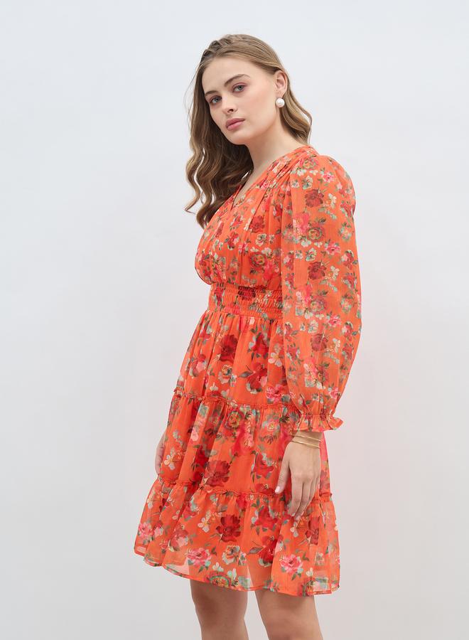 ستايلي فستان شيفون بنقشة الزهور - Image 3