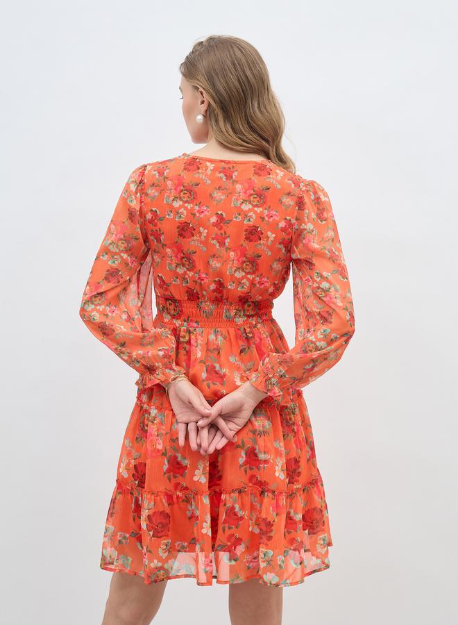 ستايلي فستان شيفون بنقشة الزهور - Image 5