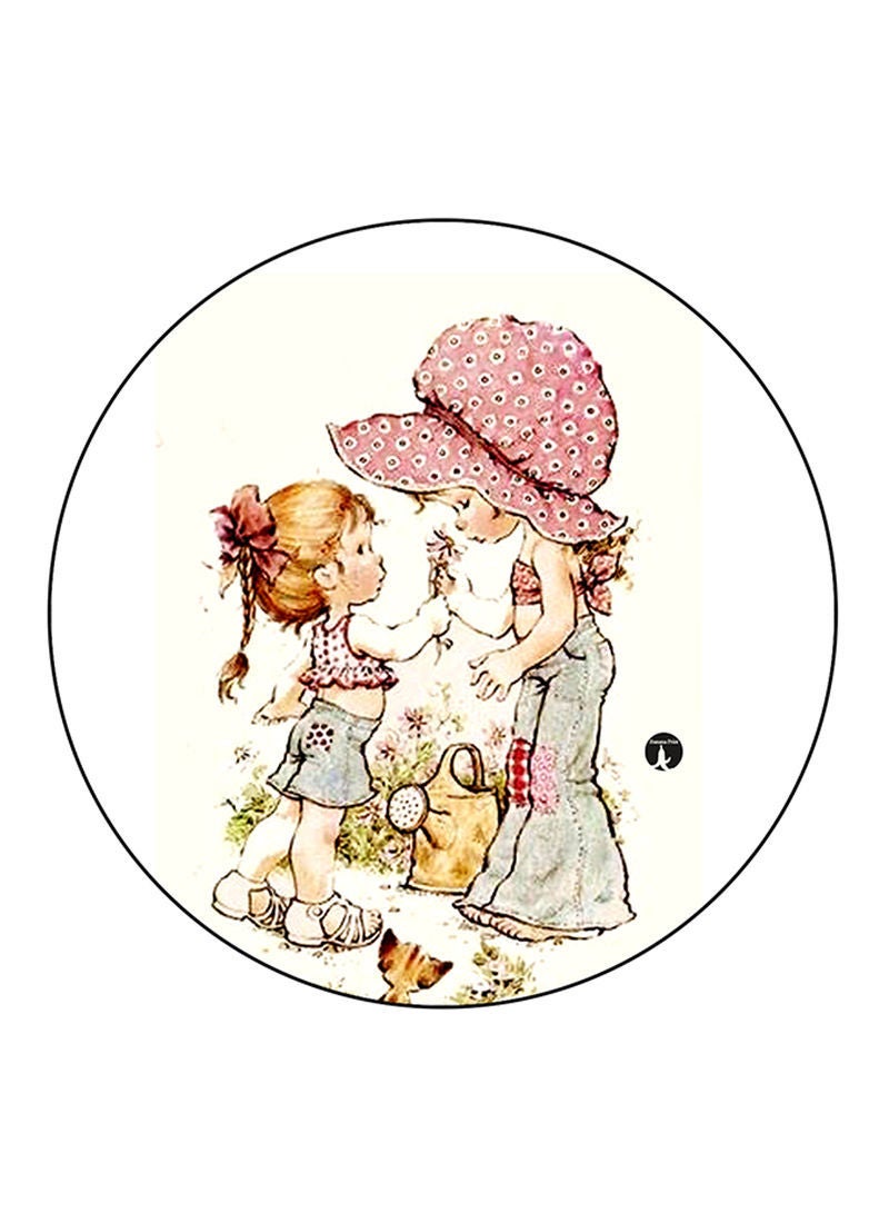 RKN Girls Printed Mouse Pad Multicolour