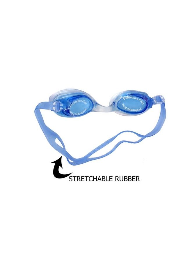 Kabello Silicone Waterproof Comfy Bathing Cap Swimming Hat For Long & Short Hair With Goggles And Ear Plugs (Multicolor) - Image 3