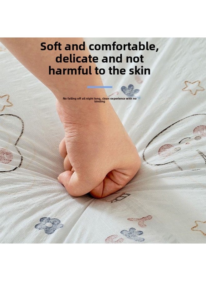 Disposable Pillowcase Travel Pillowcase Thickened Dirty Hotel Hospital Sleeper Disposable Disposable Pillowcase-Color:[10 Stretch Pillowcases]-Specifications:Bear Style - Image 5
