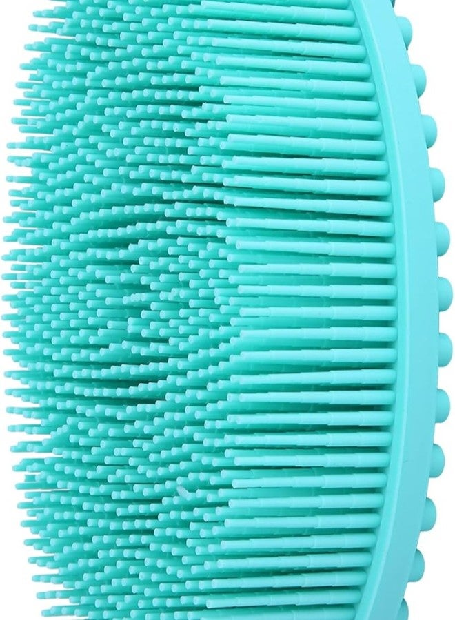 klarako Silicone Shower Brush Multifunctional Massage Brush Baby Tactile Training Tool for Home(Green) - Image 5