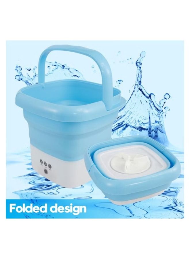 غسالة صغيرة محمولة قابلة للطي 1.8 كجم 135 واط ميني ام 05 أبيض / وردي - Image 2