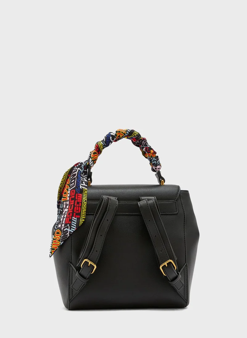 Love Moschino Scarf Detail Satchel