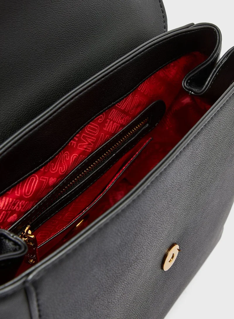 Love Moschino Scarf Detail Satchel