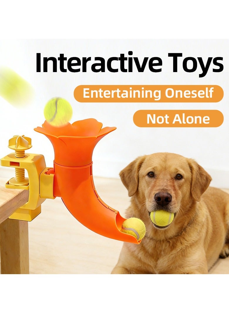 general Automatic Dog Ball Launcher, Indoor Interactive Tennis Throwing Machine Pet Training Toy - Image 3