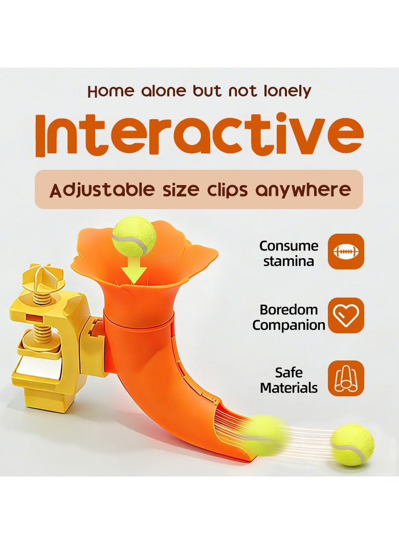 general Automatic Dog Ball Launcher, Indoor Interactive Tennis Throwing Machine Pet Training Toy - Image 2