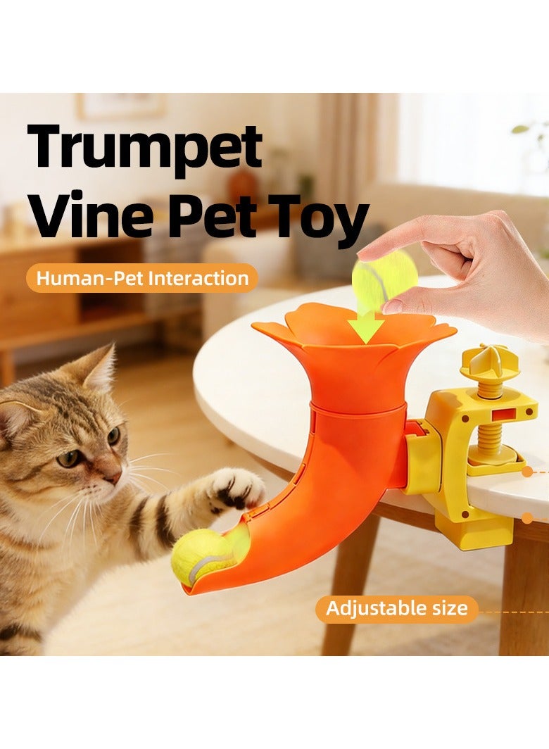 general Automatic Dog Ball Launcher, Indoor Interactive Tennis Throwing Machine Pet Training Toy - Image 4