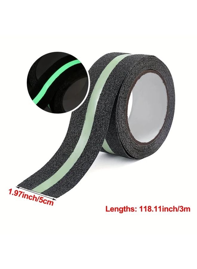 Glow In Dark Anti Slip Tape 1 97inch X 118 11inch Non Skid Safety Stair Treads - Image 1