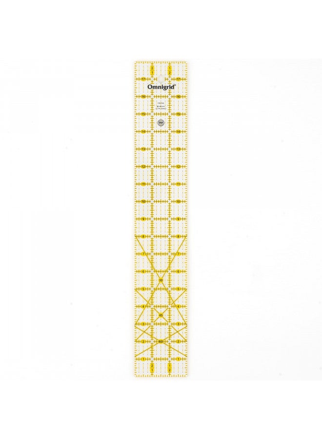 Omnigrid 3 Inch By 18 Inch Angles Ruler - Image 1