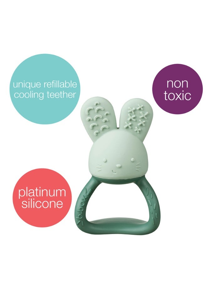 b.box Chill + Fill Teether – Sage, Fillable Water Teething Toy for Babies, Soothing Relief for Sore Gums, Chillable Design, 3m+ - Image 2