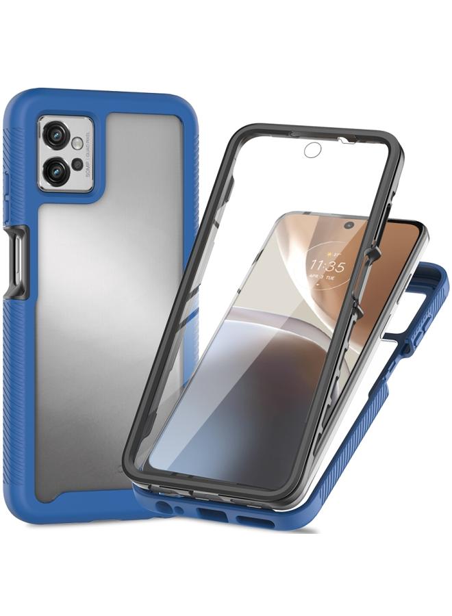 Green Tiger Motorola Moto G32 Starry Sky Full Body Hybrid Shockproof Phone Case Royal Blue - Image 1