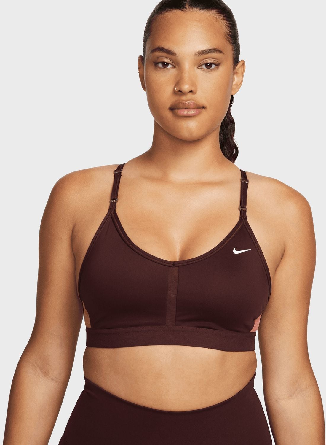 v neck nike sports bra