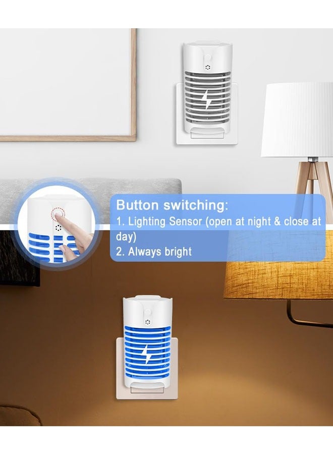 هاي هونور 1 جهاز كهربائي الحشرات، قاتل البعوض، مصباح كاشف للضوء مع مصباح UV LED، جهاز قاتل البعوض القوي، مصباح فخ الحشرات للاستخدام الداخلي، مناسب لغرفة النوم، المطبخ، اللون: أبيض - Image 3