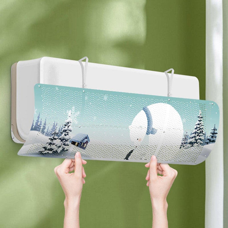 Air Conditioner Deflector Retractable Air Conditioning Deflector Deflector Direction Deflector Anti Direct Flow Deflector 84x23x0.5cm - Image 3