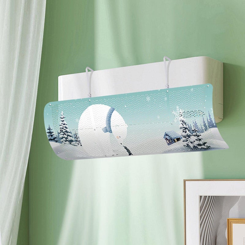 Air Conditioner Deflector Retractable Air Conditioning Deflector Deflector Direction Deflector Anti Direct Flow Deflector 84x23x0.5cm - Image 2
