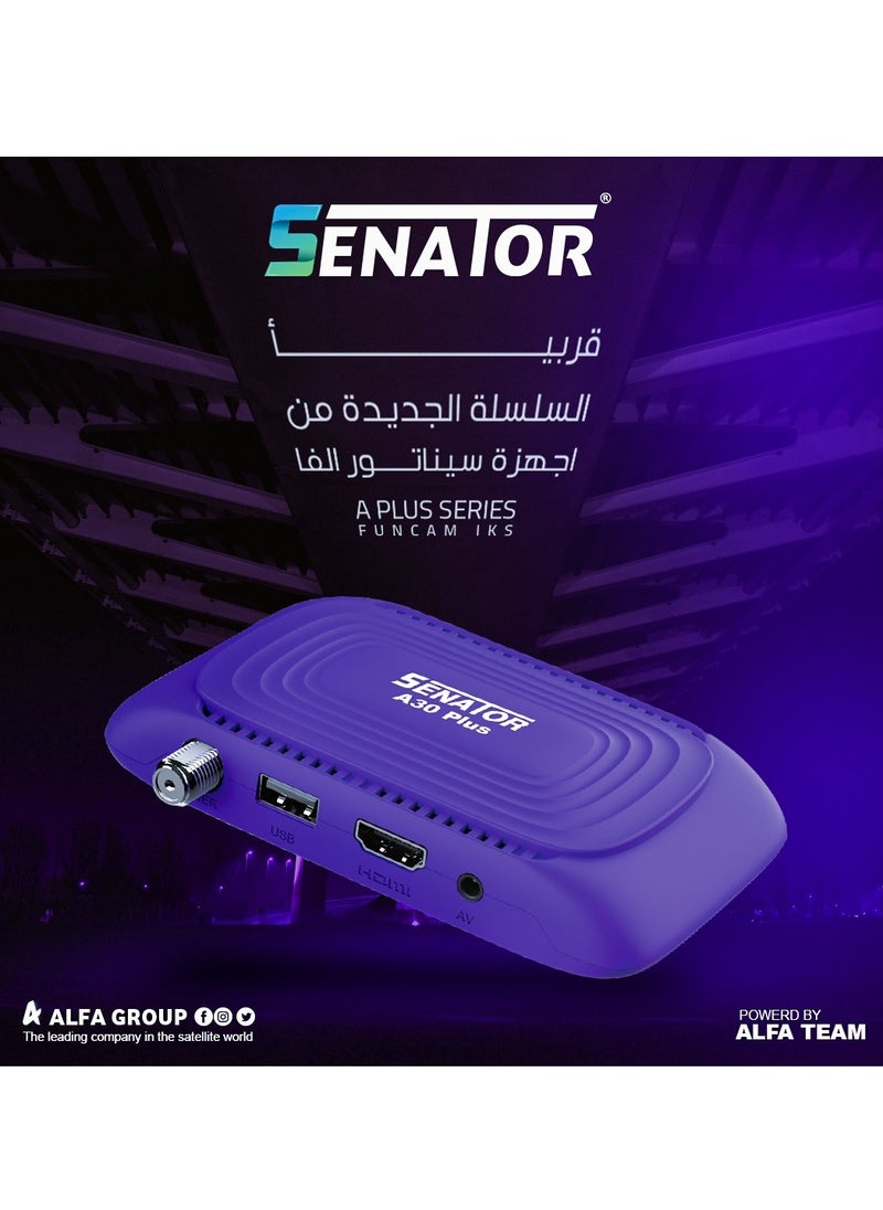 رسيفر سيناتور A30 PLUS