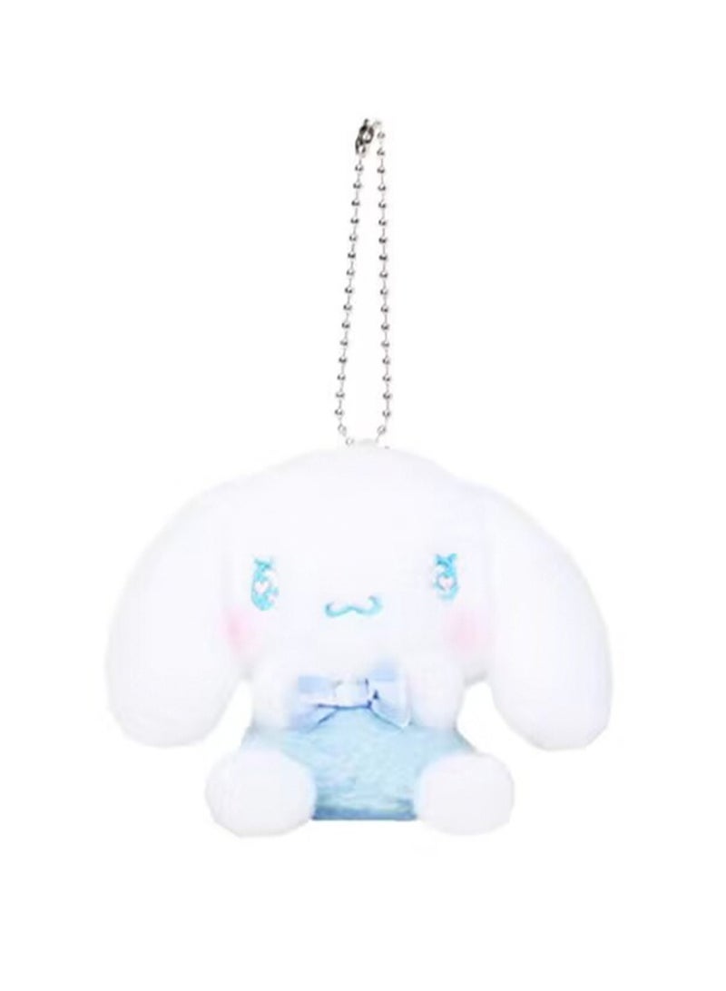 Cute Plush Doll Pendant, High-Quality PP Cotton Material Bag Key Chain Ornament, Ornament Gift For Boys And Girls (10cm Cute Big-Eared Dog Pendant) - Image 1