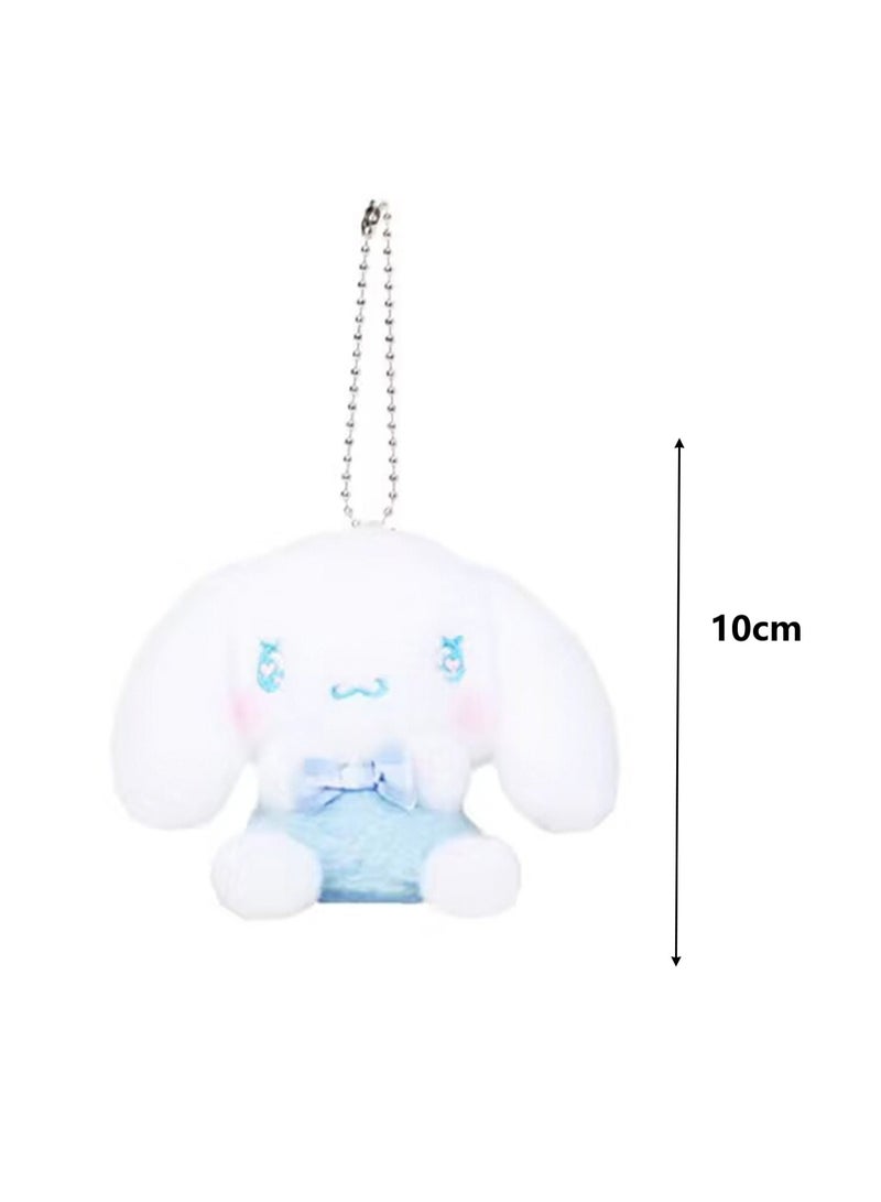 Cute Plush Doll Pendant, High-Quality PP Cotton Material Bag Key Chain Ornament, Ornament Gift For Boys And Girls (10cm Cute Big-Eared Dog Pendant) - Image 2