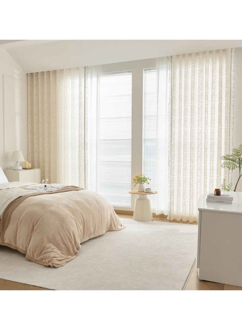 QBAID Modern Sheer Window Curtain – Available in 6 Sizes and 3 Heading Styles - Image 5