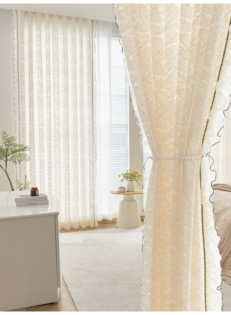 QBAID Modern Sheer Window Curtain – Available in 6 Sizes and 3 Heading Styles - Image 1
