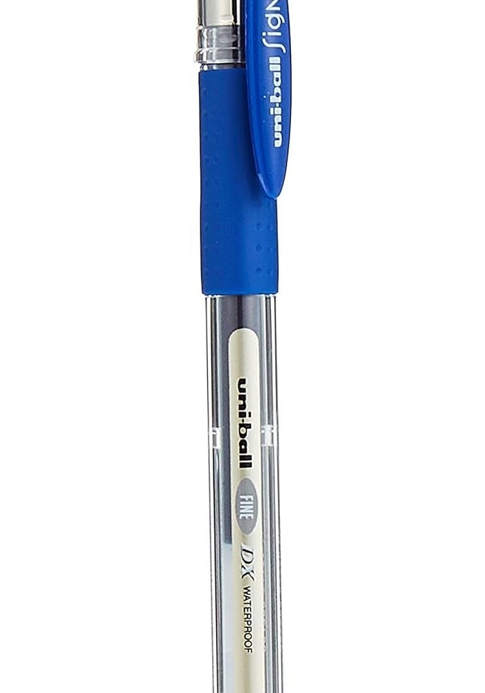 يوني بول uni-ball Signo DX 0.7mm Gel Pen - Blue - Image 2