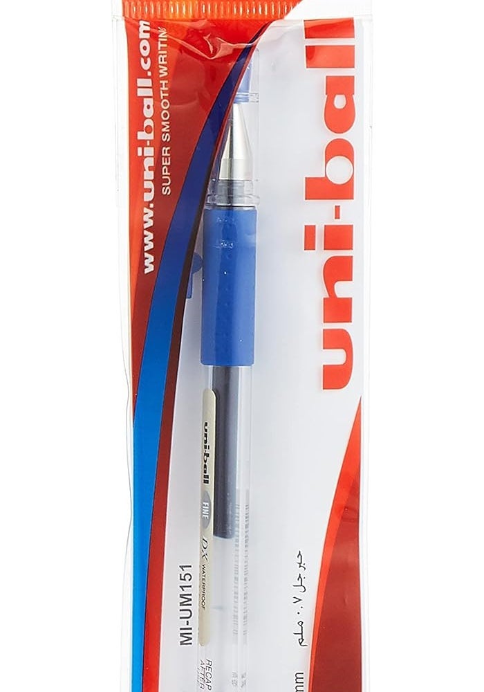 يوني بول uni-ball Signo DX 0.7mm Gel Pen - Blue - Image 3