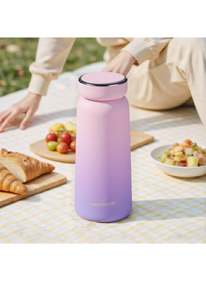 Heenoor Xinnuo Insulated Tumbler For Women 316l Stainless Steel Water Bottle High-value Portable Cup Xn-9677 Aurora Purple 300ml - Image 1