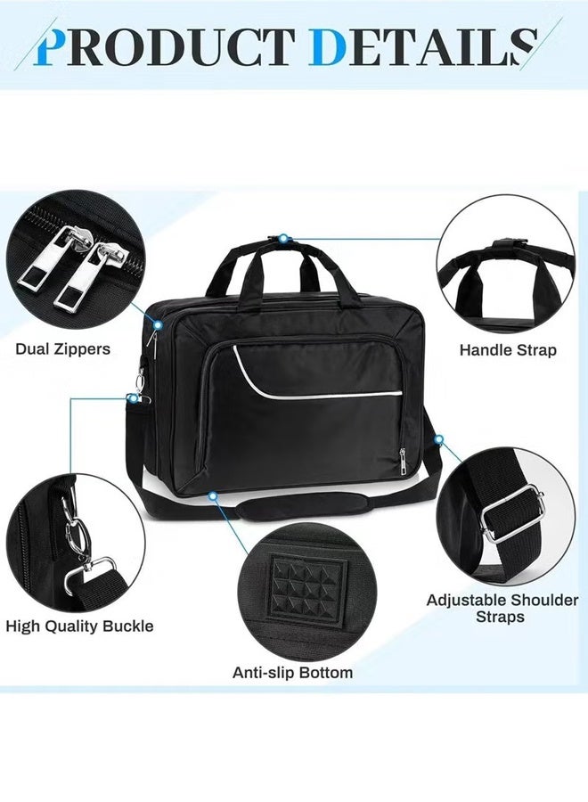 Carrying Case for PS5, Travel Case for PS 5 Protective, Shockproof ,Waterproof,Large Capacity Storage Bag Compatible with Playstation 5 Disk/ Digital Edition Console, Controllers, Game Cards, Accessories, Black - Image 4