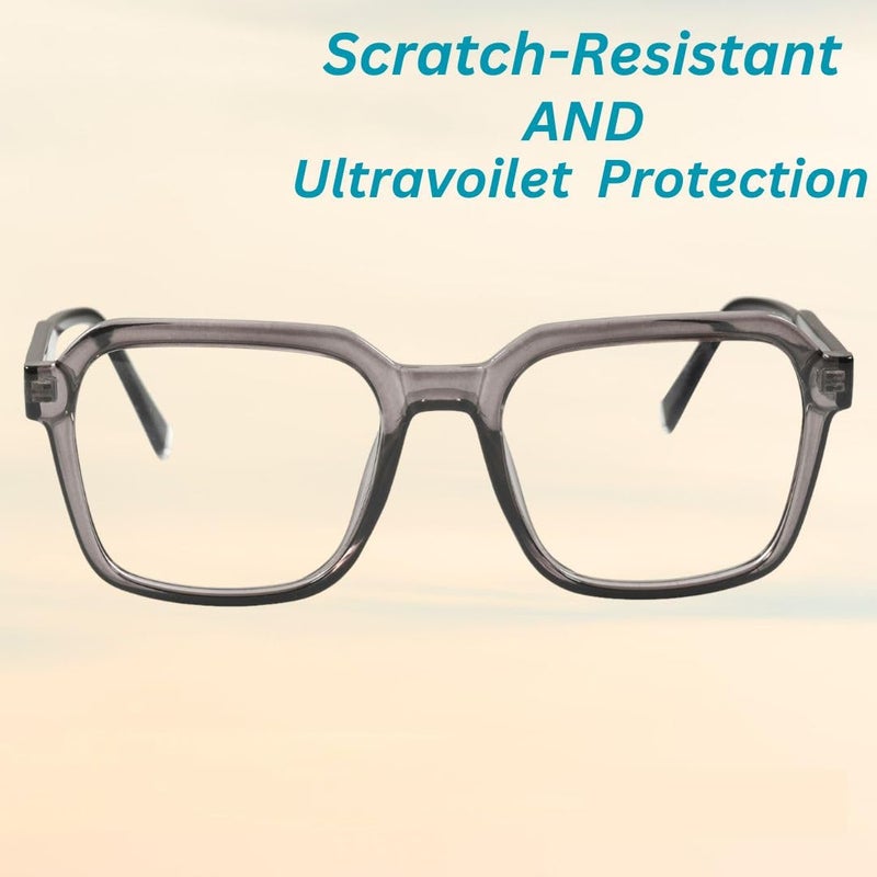 RedEx نظارات عصرية بإطار كامل وحجم كبير للجنسين - Image 3