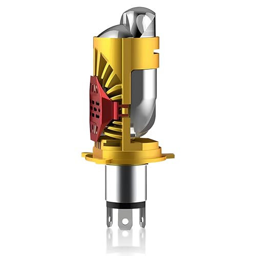 OBEROI'S TRADERS Ultra Bright Led Headlight Bulb | Headlamp Projector With HD Condenser Lens | High & Low Beam | Universal for Bikes & Scooty (Pack of 1), Black - Image 1
