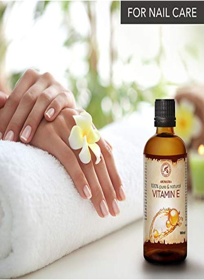 Aromatika Il E 200Ml Tocopherol 100% Natural & Pure Rich In Vitamin E Anti Aging Oil Against Wrinkles Of All Kinds Care For Face Body Care Hair Ideal For Sensitive Skin 2 Bottles Of 100 Ml  - Image 5