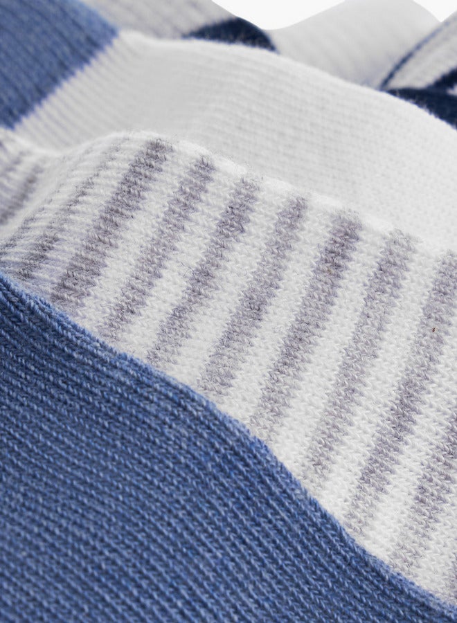 جوارب بطول الكاحل مطبوعة غير تيري - مجموعة من