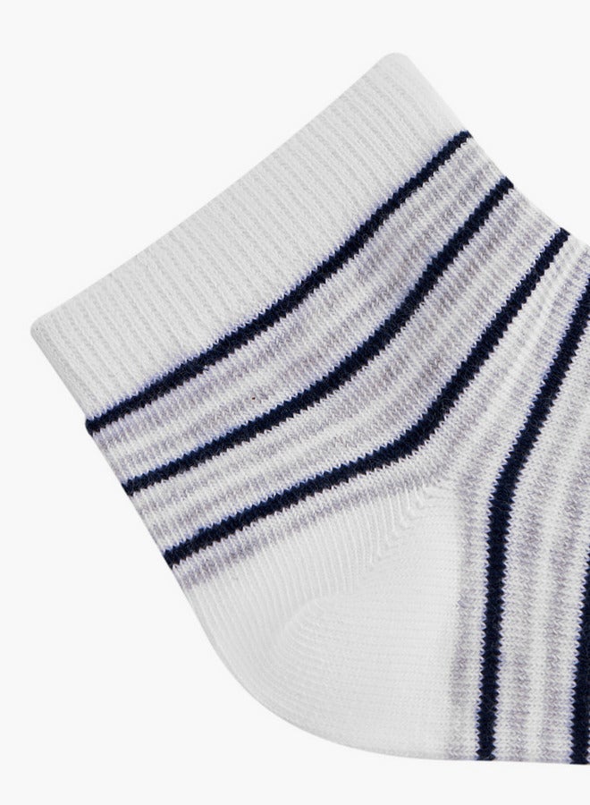 جوارب بطول الكاحل مطبوعة غير تيري - مجموعة من
