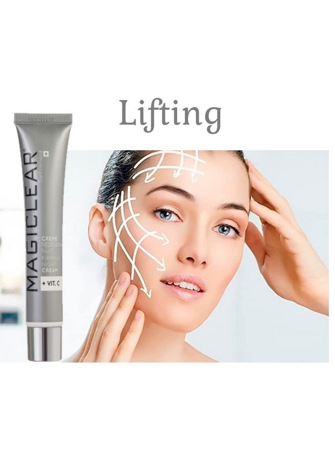 ماجيكلير كريم ماجيكلير الليلي الفاخر للعناية بالبشرة ومضاد للشيخوخة ومرطب يومي للوجه مع ماديكاسوسيد وفيتامين سي وإي للبقع الداكنة مع النياسيناميد ماركة سويسرية 1.76 - Image 4