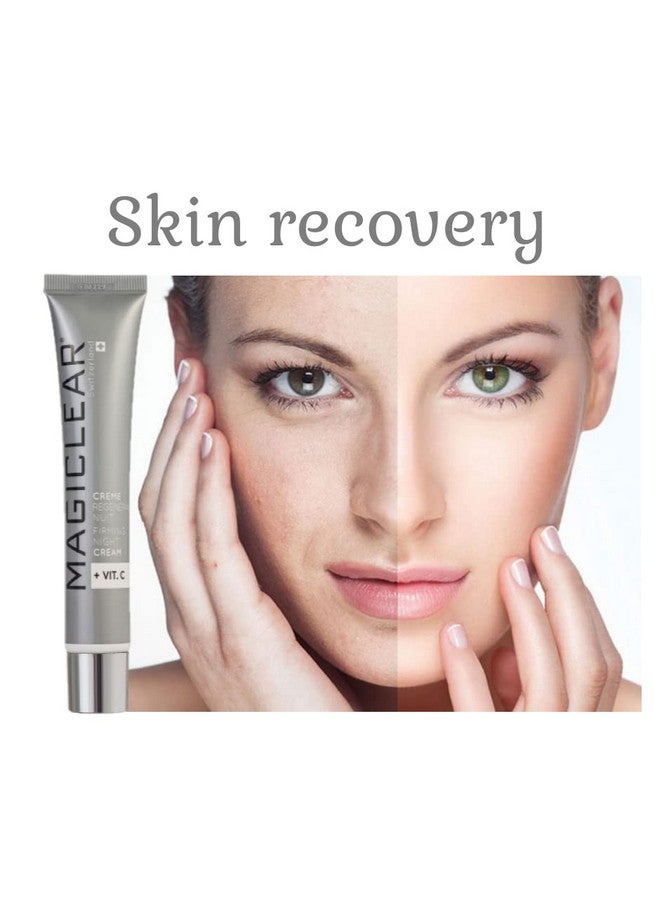 ماجيكلير كريم ماجيكلير الليلي الفاخر للعناية بالبشرة ومضاد للشيخوخة ومرطب يومي للوجه مع ماديكاسوسيد وفيتامين سي وإي للبقع الداكنة مع النياسيناميد ماركة سويسرية 1.76 - Image 3