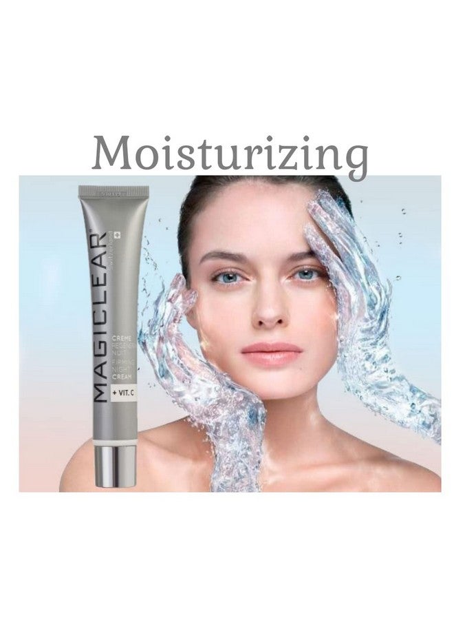 ماجيكلير كريم ماجيكلير الليلي الفاخر للعناية بالبشرة ومضاد للشيخوخة ومرطب يومي للوجه مع ماديكاسوسيد وفيتامين سي وإي للبقع الداكنة مع النياسيناميد ماركة سويسرية 1.76 - Image 5