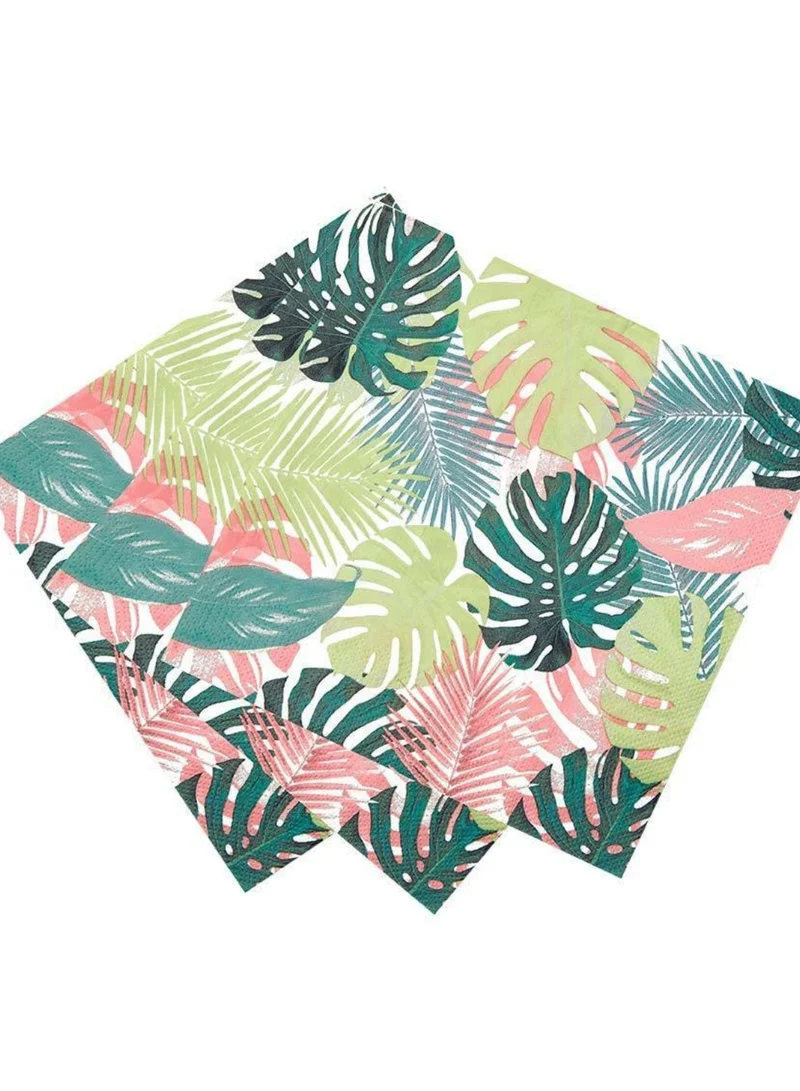Talking Tables Paper Table Napkin Leaves Design 20pcs