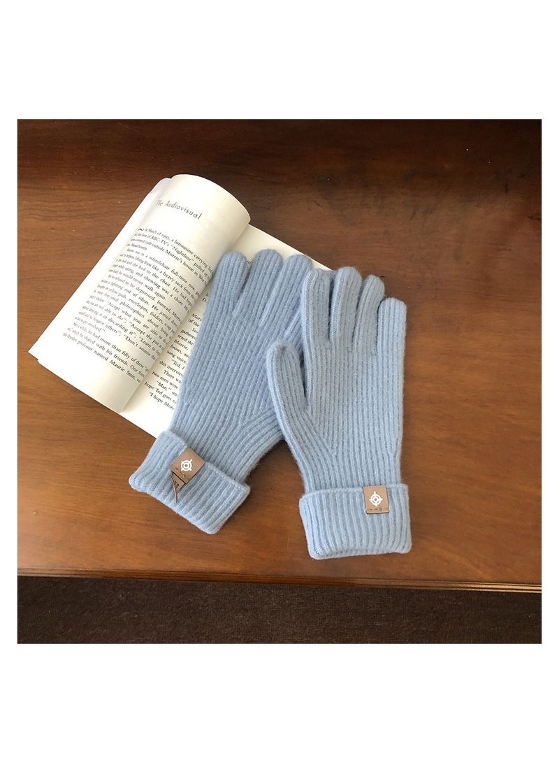 Loquat Solid Knit Gloves