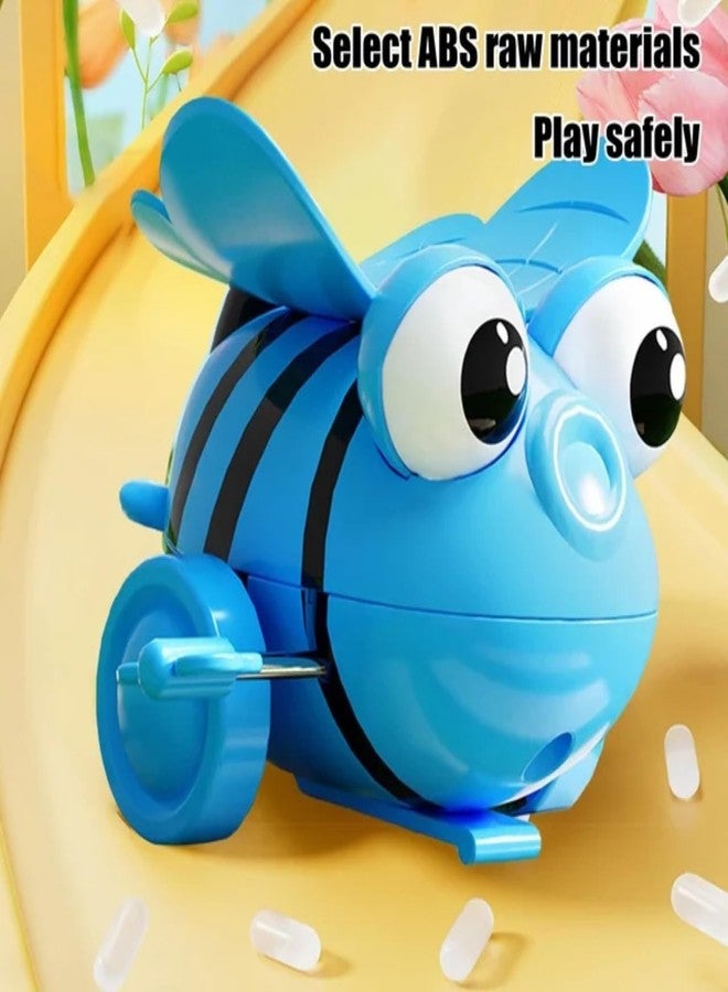 UTPATI Children's Wind-Up Tumbling Bee Early Interactive Educational Bee Baby Development Toy with Mechanical Rolling, Jumping, Crawling and Sitting Toy for Children - Image 4