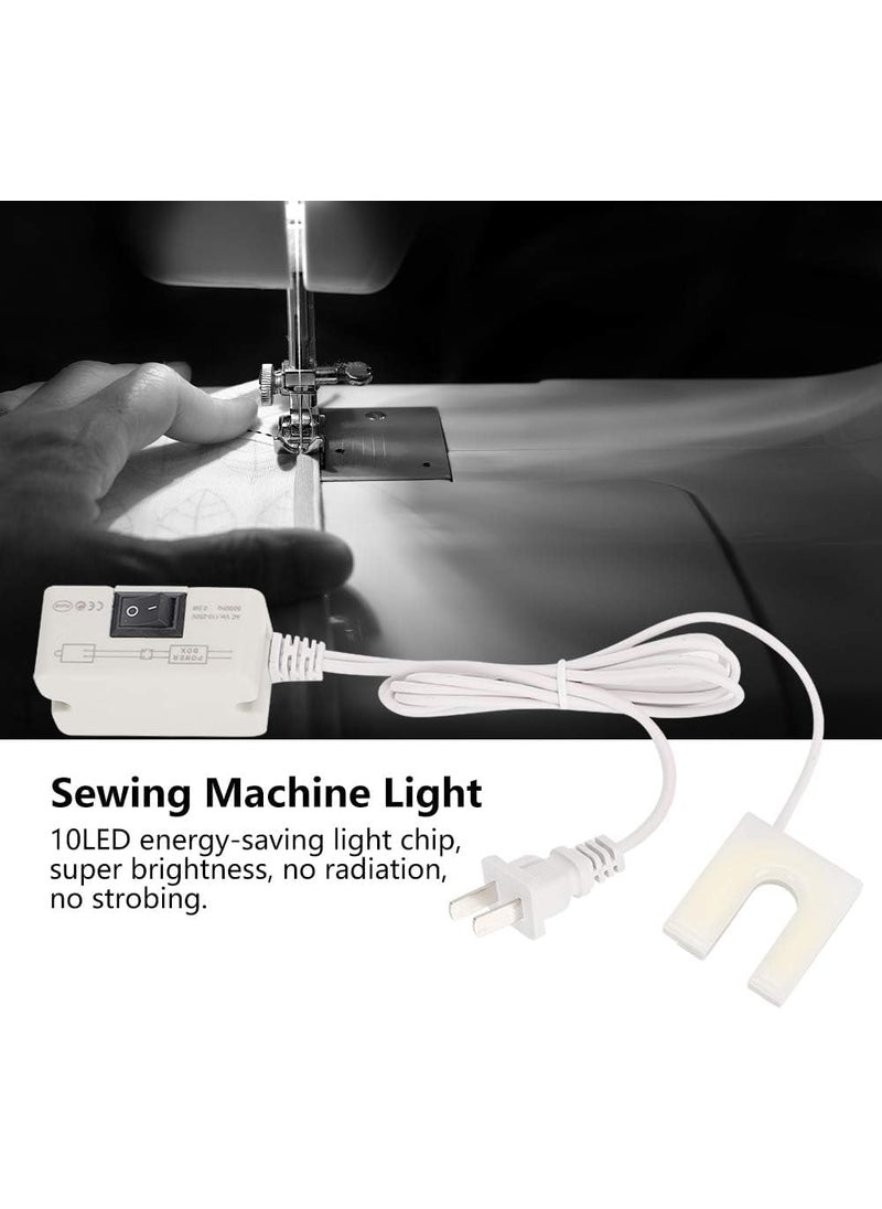 Generic LED Sewing Machine Energy Saving Sewing Machine Light U Shaped High Brightness US Plug 110V 250V Colour May Vary  - Image 5