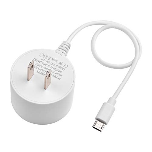 Vebner Power Adapter Compatible with Google Home Mini Power Cable - Micro B Power Adapter (Short) - Image 1