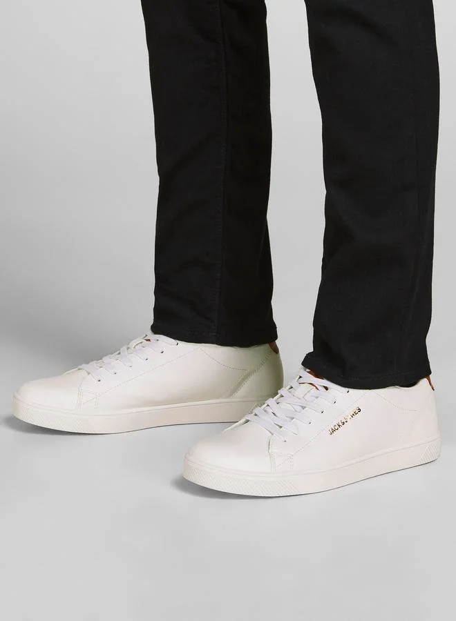 جاك اند جونز Contrast Detail Lace Up Sneakers