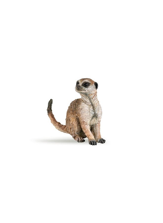 Papo Papo - Sitting Meerkat - Realistic Figurine - for Ages 3+ - Wild Animal Kingdom Collection - Hand Painted - Highly Detailed - Durable and Educational - Gift Idea - Collectable - Sitting Meerkat - Image 1