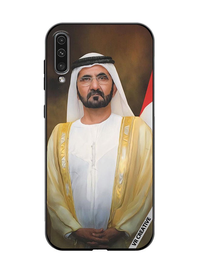 VR CREATIVE Protective Case Cover For Samsung Galaxy A50/A50s Sheikh Mohammed Bin Rashid Al Maktoum Design Multicolour - Image 1