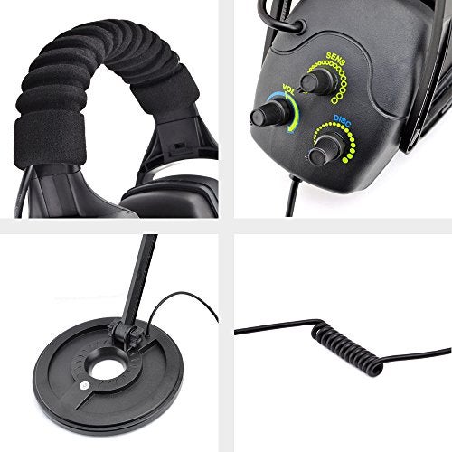 Pyle Weatherproof Metal Detector System - Professional Treasure Hunter 4000 Submersible Treasure Metal Finder w/ Waterproof Search Coil, Headphones, Easy Access Controller, Adjustable Length - PHMD4 - Image 3