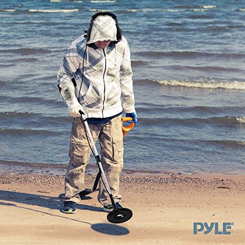 Pyle Weatherproof Metal Detector System - Professional Treasure Hunter 4000 Submersible Treasure Metal Finder w/ Waterproof Search Coil, Headphones, Easy Access Controller, Adjustable Length - PHMD4 - Image 4