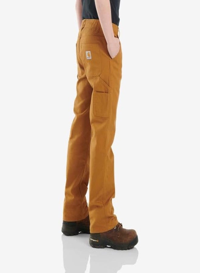 Carhartt Baby & Toddler Boys' Washed Dungaree Pants, Carhartt Brown, 4T - Image 5