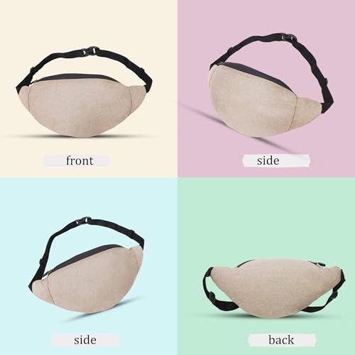 Breda Sport Waist Bag Stylish and Functional Waist Bags for Men and Women Waterproof, Leather Trainer Waist Bag with Adjustble Waist Belt Travel Waist Pouch - Image 3