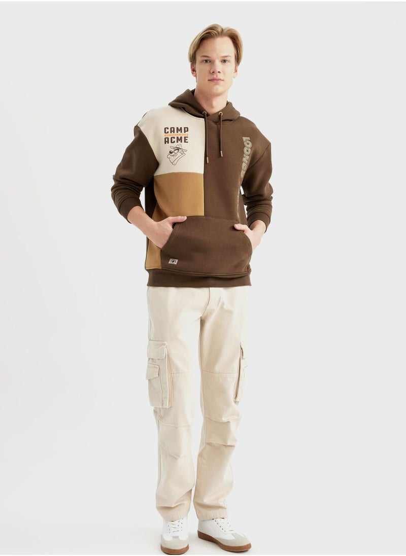 DeFacto Man Licensed Looney Tunes Boxy Fit Sweat Shirt  - Image 3